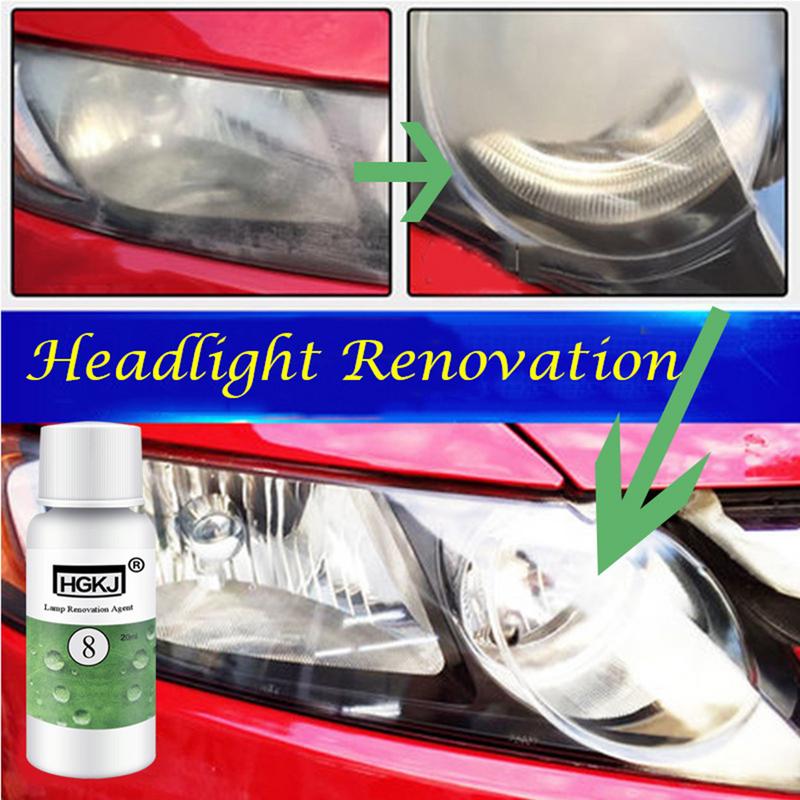 20/50ML Car Headlight Cleaning Fluid Repair Renovation HGKJ-8