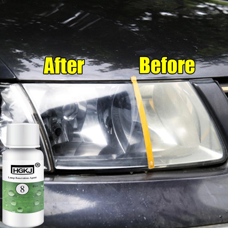 20/50ML Car Headlight Cleaning Fluid Repair Renovation HGKJ-8