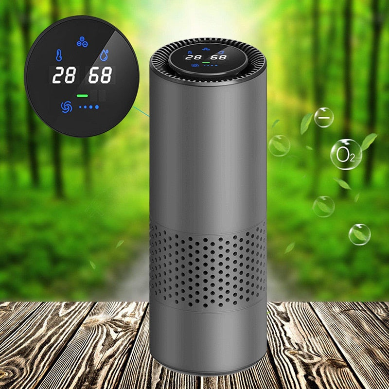 Air Purifier with HEPA Filter Fresh Air Anion for Car Home Office