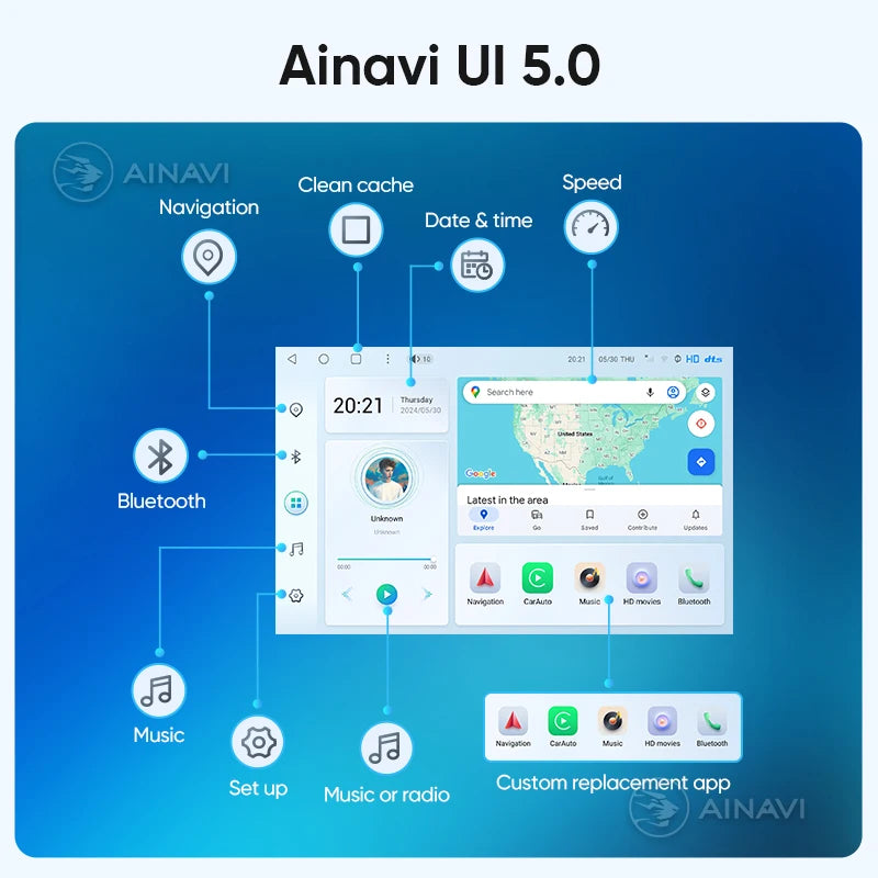 Ainavi 13.1 Inch For Toyota Corolla 2019 2021 2022 RAV4 RAV 4 2020 2023 Car Radio Carplay Android Auto Multimedia Player