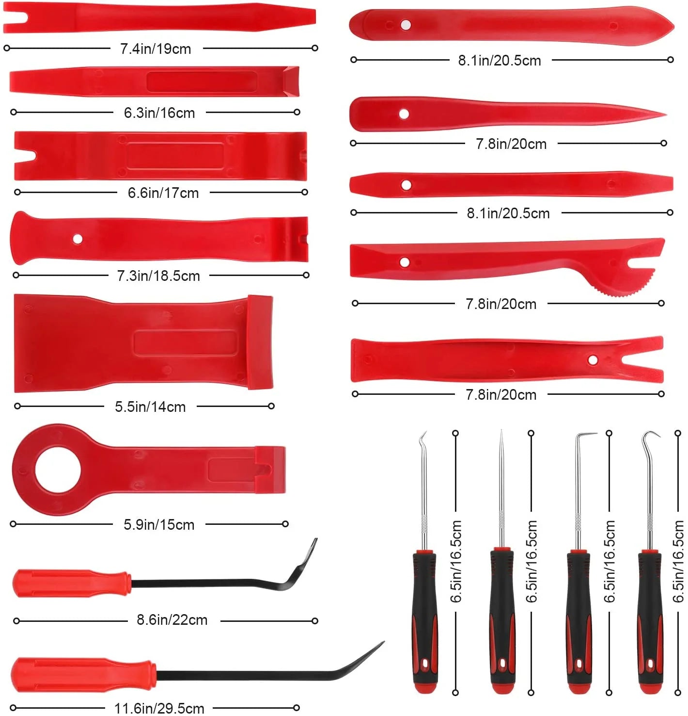 Car repair tool: fastener rivet, door panel, trim removal, car interior disassembly, lever removal