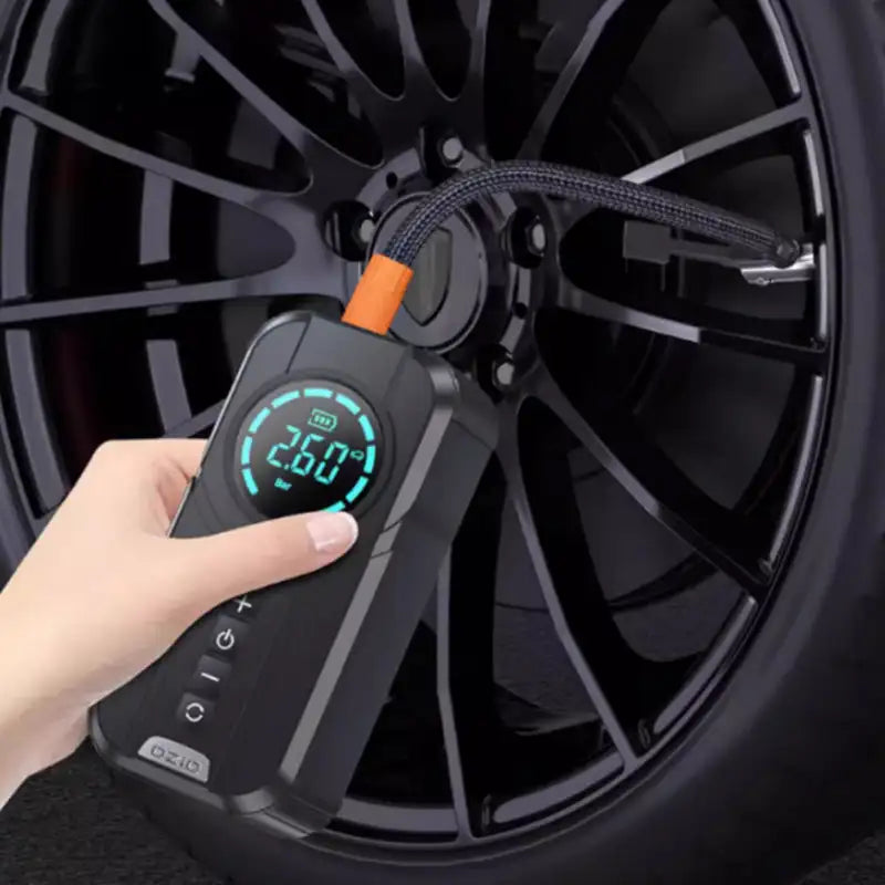 Démarrage d'urgence de voiture, alimentation électrique, pompe à air, machine tout-en-un 12V