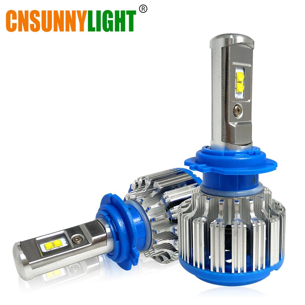 Car Headlight H7 H4 LED H8/H11 HB3/9005 HB4/9006 H1 H3 9012 H13 9004 9007 Auto Bulb Headlamp 6000K Light