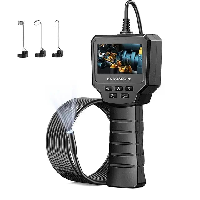Industrial Endoscope for Car, 4.3 inch IPS Screen Camera IP67 Waterproof HD1080P 8mm