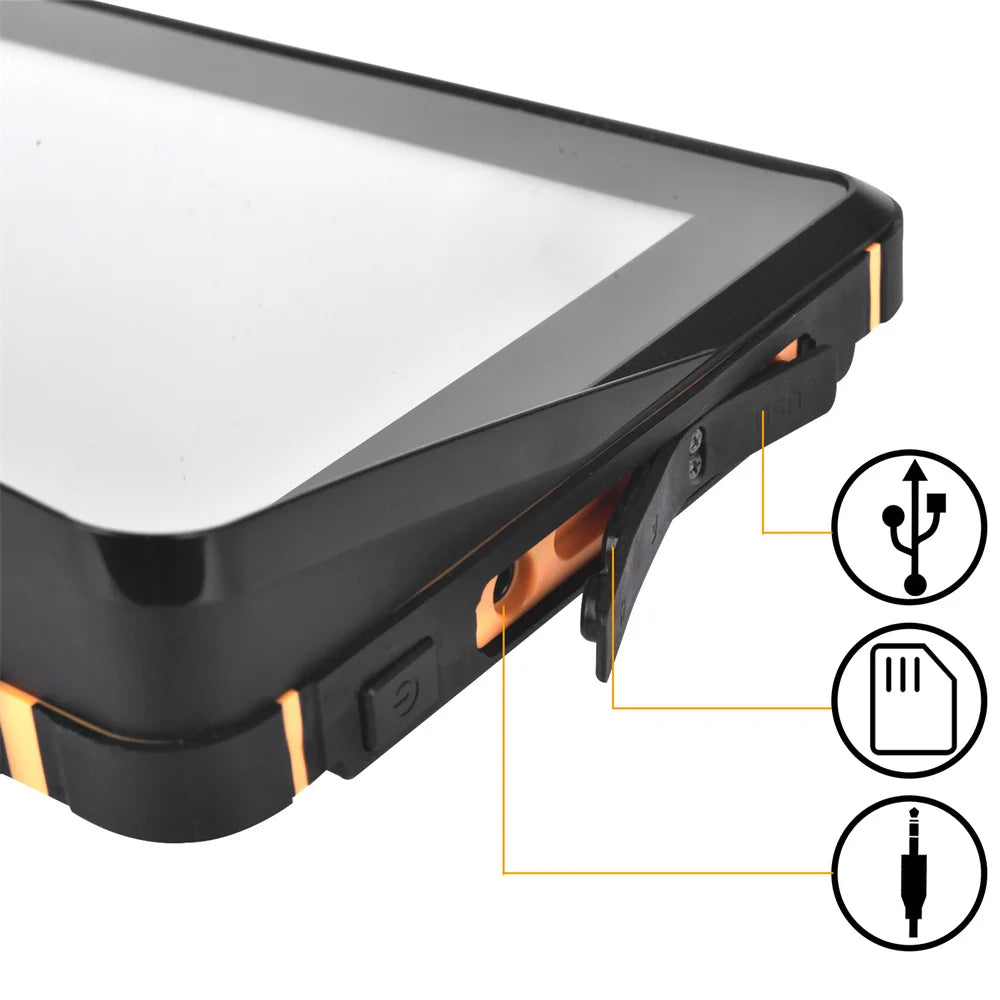 Navigation GPS Tactile Portable pour Moto, Navigateur Spécial, Prise en Charge CarPlay / Android Auto, Étanche IPX76, 7 Pouces