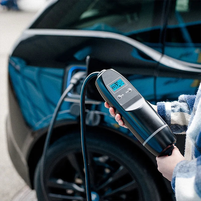 Tiens ons-Chargeur portable Vope2 pour véhicules électriques, câble de charge EVES, boîtier mural de charge EV à courant réglable, 11KW, 16A