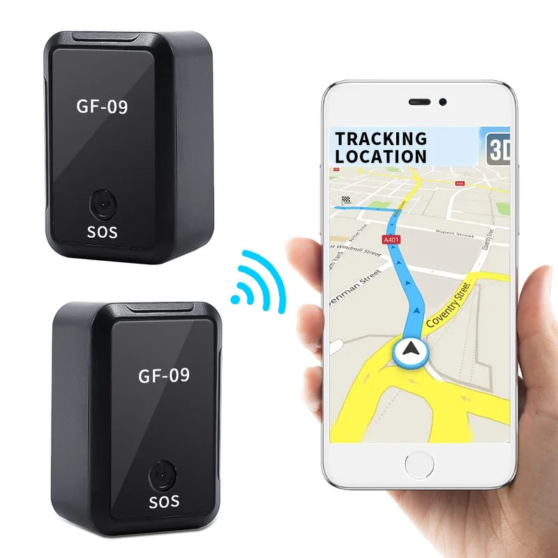 GF09-Traceur GPS pour Voiture, Dispositif Antivol, Localisateur de Véhicule Statique Vocal, Anti-Perte pour Enfant, Animal de Compagnie