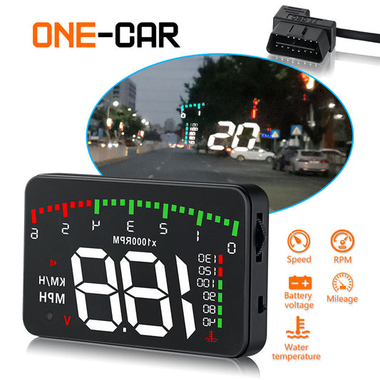 Universal Windshield Projector Auto Overspeed Warning Alarm System with 3.5 Display