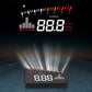 X5 Car HUD Head Up Display OBD II EOBD Automatic Matching Overspeed Warning System Projector Windshield Car Voltage Speed Alarm