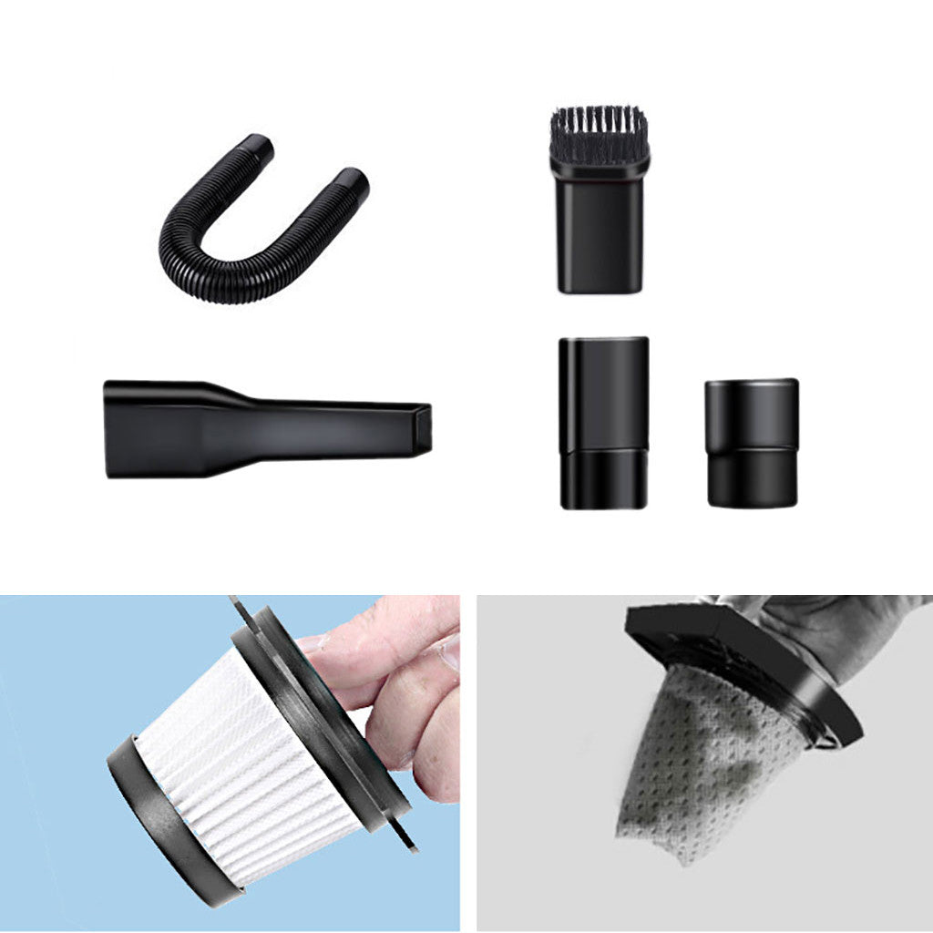 12V 120W Handheld Car Vacuum Cleaner Strong Suction Wet and Dry Dual-use Vacuum Cleaner