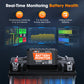 Pro Battery Monitor 24V Battery Health Analyzer 12V Battery Tester SOC