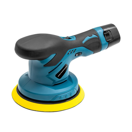 12V Cordless Polisher with Lithium Battery - Portable Polishing Machine for Cars, Ceramics and Tiles