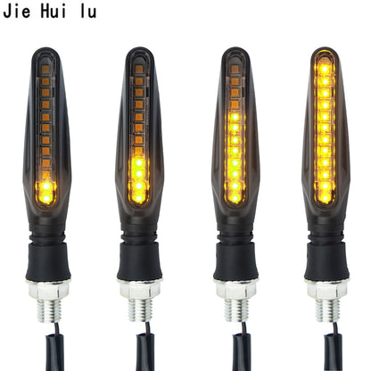 2PCS LED Motorcycle Turn Signal Light 12 SM IP68
