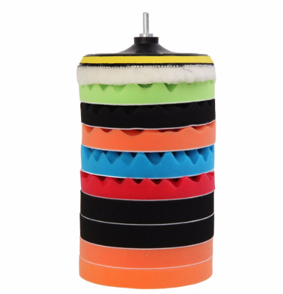 7pcs 3/4/5/6/7'' Car Polisher, Polishing Wax