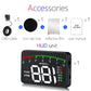 Universal Windshield Projector Auto Overspeed Warning Alarm System with 3.5 Display