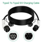 EV Charging Cable Kit: 16A-32A Single-Phase/Three-Phase 22KW IEC62196 Electric Car Charger EVSE