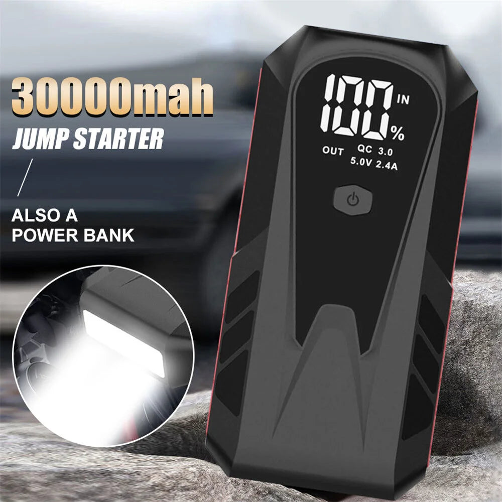 Démarreur de batterie de voiture  800 A,  banque d'alimentation portable