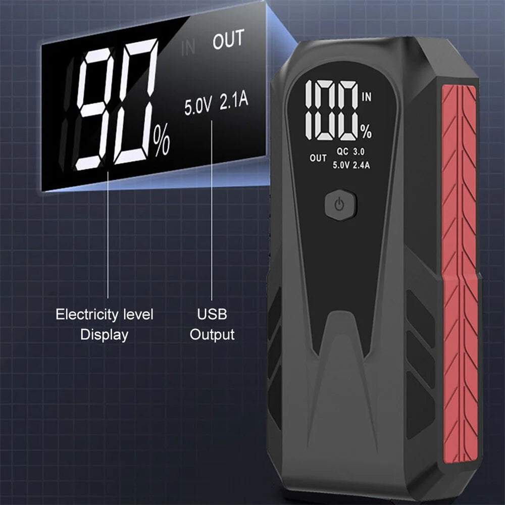 Démarreur de batterie de voiture  800 A,  banque d'alimentation portable