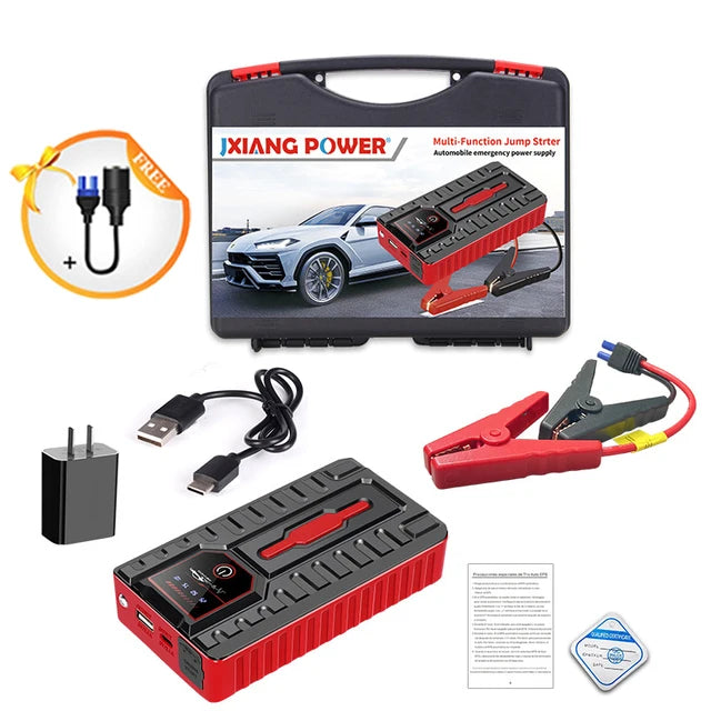 Booster de batterie de voiture, Banque d'alimentation 12V, 49800mAh