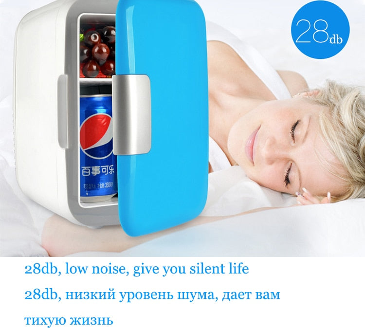 4L Mini Electric Fridge Dual Use for Car and Home