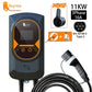 32A Feyree EV charger with 7.6/11/22KW Wallbox and Type 2 IEC62196 cable. Includes WiFi control, RFID cards, and wall mounting.