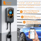 32A Feyree EV charger with 7.6/11/22KW Wallbox and Type 2 IEC62196 cable. Includes WiFi control, RFID cards, and wall mounting.