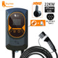 32A Feyree EV charger with 7.6/11/22KW Wallbox and Type 2 IEC62196 cable. Includes WiFi control, RFID cards, and wall mounting.