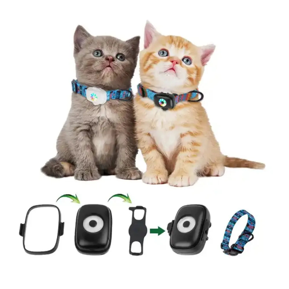 Mini collier de suivi GPS réglable pour chat,chien , localisateur en temps réel.