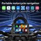 Navigation GPS Tactile Portable pour Moto, Navigateur Spécial, Prise en Charge CarPlay / Android Auto, Étanche IPX76, 7 Pouces