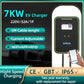7KW EV charging station with WiFi control, RFID cards, and wall mounting. Voge2, GBT 32A EVSE.