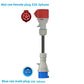 Tiens ons 22KW EV Charger: 3-Phase Electric Car Charger with Vope2, 16A/32A IEC62196-2 Cable, CEE Plug Charging Station