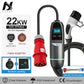 Tiens ons 22KW EV Charger: 3-Phase Electric Car Charger with Vope2, 16A/32A IEC62196-2 Cable, CEE Plug Charging Station