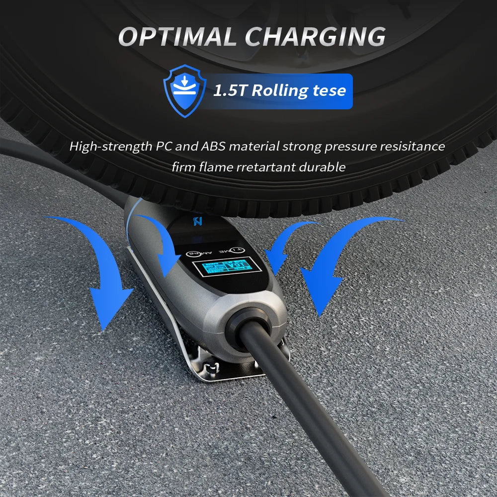 Tiens ons 22KW EV Charger: 3-Phase Electric Car Charger with Vope2, 16A/32A IEC62196-2 Cable, CEE Plug Charging Station