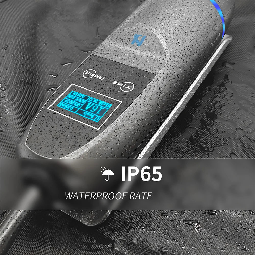 Tiens ons-Chargeur portable Vope2 pour véhicules électriques, câble de charge EVES, boîtier mural de charge EV à courant réglable, 11KW, 16A
